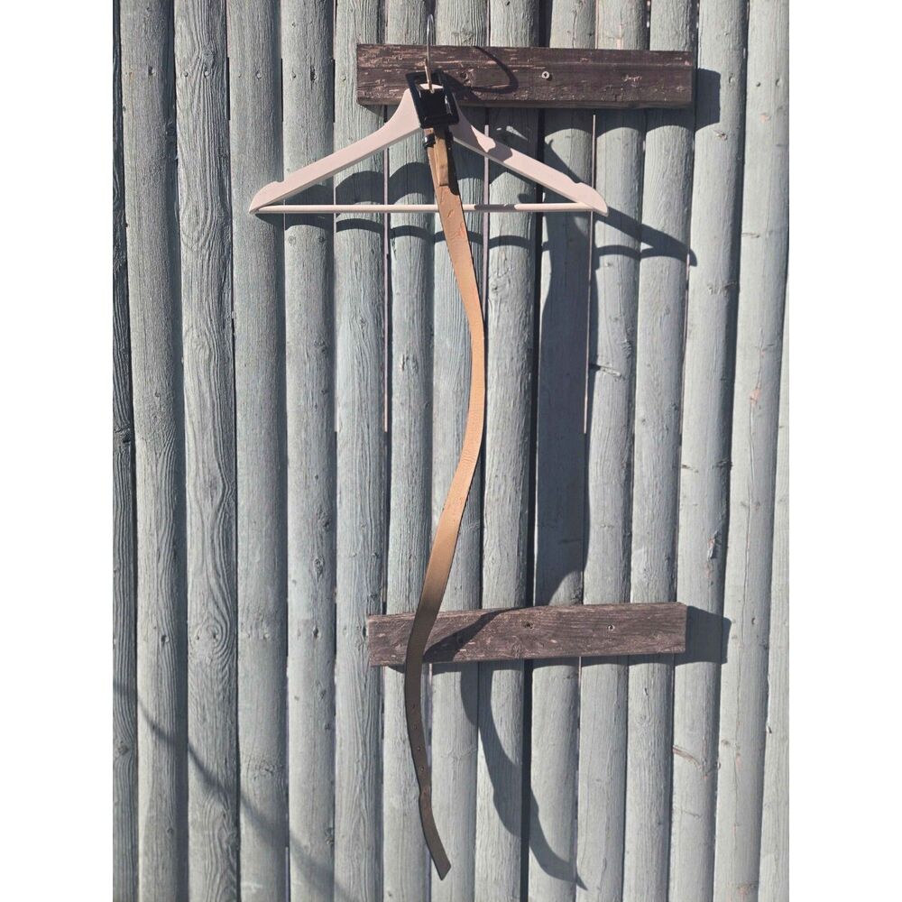 Talbots Black Patent Leather Skinny Belt | Classic Minimal | Small - Picture 4 of 4